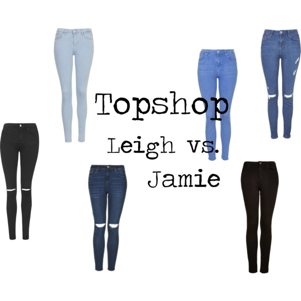 different topshop jeans